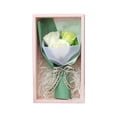 thumbnail image 2 of Caja regalo romántica de ramo de jabón de rosas - 5 rosas jabones, decoración de bodas y hogar, arreglo floral duradero, 2 of 3