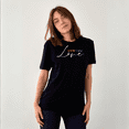 thumbnail image 2 of Playera Negra Lgbt Pride Orgullo Gay Love Corazones Mujer, 2 of 3