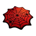 thumbnail image 2 of Antqov Halloween Door Mat, 24x24" Non Slip Washable Spider Web Bath Mat Soft Absorbent Halloween Bathroom Rug for Home Bathroom Decor, 2 of 6