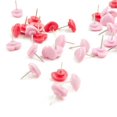 thumbnail image 4 of En Forma de Corazon 100 Unids Calidad de Plastico Junta de Corcho de Seguridad Color Push Pins Rosa, 4 of 5