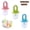 Blue, variant on tooloflife Kids DIY Ice Cream Pop Lolly Mold Free Popsicle Mold Ice Cubes Reusable in Summer