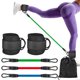 thumbnail image 1 of Men Women Adjustable Gym Ankle Straps Set Adjustable Tightness Fit Closely Straps Suitable for Legs Hips Glutes, 1 of 5