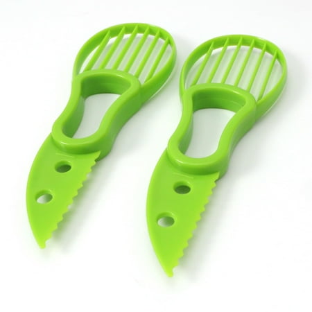 

3 in 1 Creative Avocado Slicer Shea Butter Separator Fruit Peeler Cut Pulp Plastic Knife Kitchen Vegetable Fruit Tools 1pc
