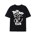 thumbnail image 2 of Bad Boy Club Print Men's Short Sleeve T-Shirts, Comfy Casual Elastic Crew Neck Tops For Men's Outdoor Activities, 2 of 10