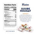thumbnail image 3 of Jujube Nougat Candy - 12 Ounces (Approx. 35 Pieces) - Soft Chewy Fruit Jelly Pieces, Individually Wrapped, Classic Old Fashioned Treat, Easter Egg Fillers, Christmas Stocking Stuffers, Nostalgic Bulk, 3 of 11