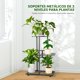 thumbnail image 2 of Soporte para Plantas, Estante para Plantas de 3 Niveles, Mueble para Plantas, Soporte para Macetas Interior y Exterior, Estante para Macetas Metal, Muebles de Jardin. (Negro), 2 of 4