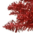 thumbnail image 2 of National Tree Company Pre-Lit Artificial Christmas Tree, Red Tinsel, Clear Lights, Includes Stand, 4 Feet, 2 of 4