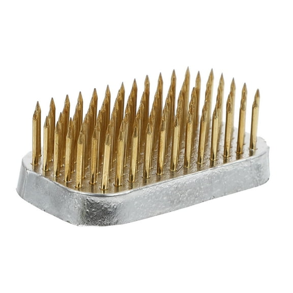 Onaparter Jianshan Flower Arrangement Base Plant Floral Fixation Pin Frog Holder Fixed Tools （As Shown）