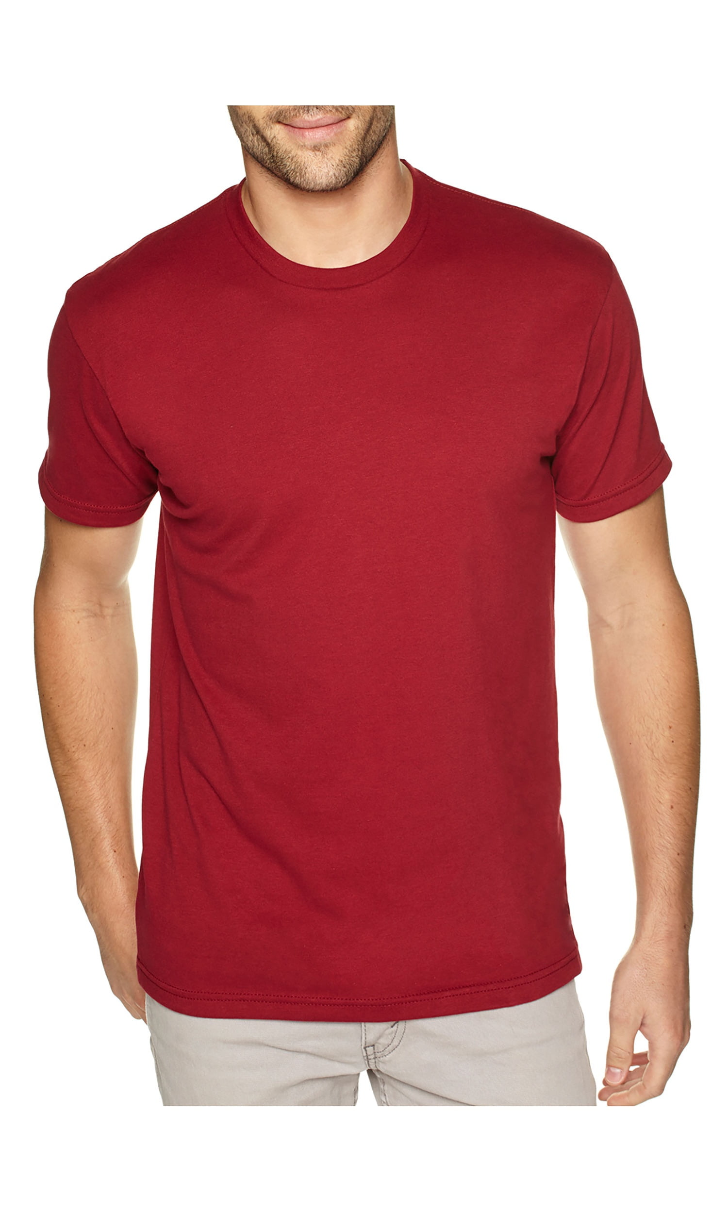 Next Level Men's Premium 1x1 Sueded Baby Rib Collar T-Shirt, Style ...
