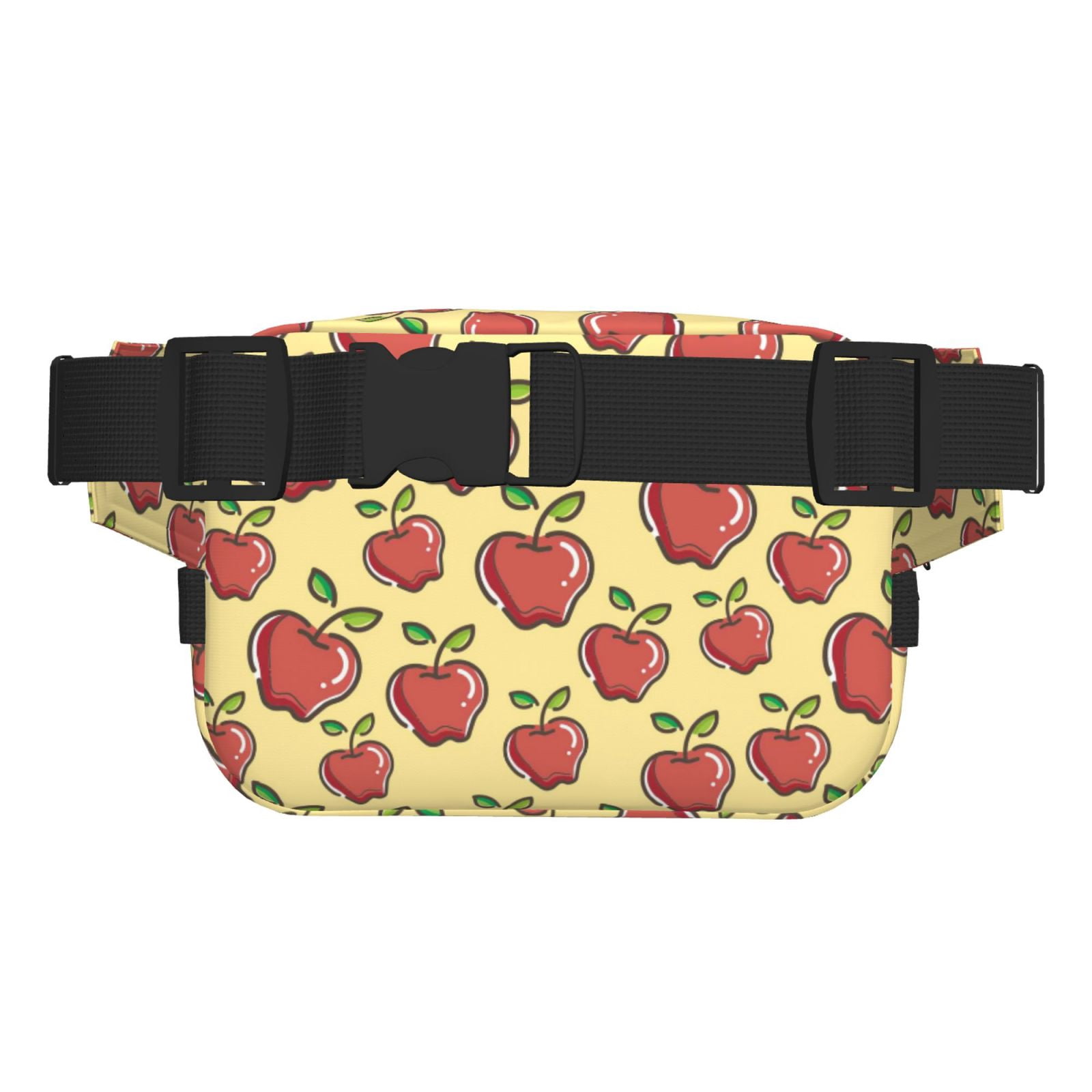Hirioo Apple for Double Layer Waist Bag Adjustable Fanny Pack For Travel Running Hiking
