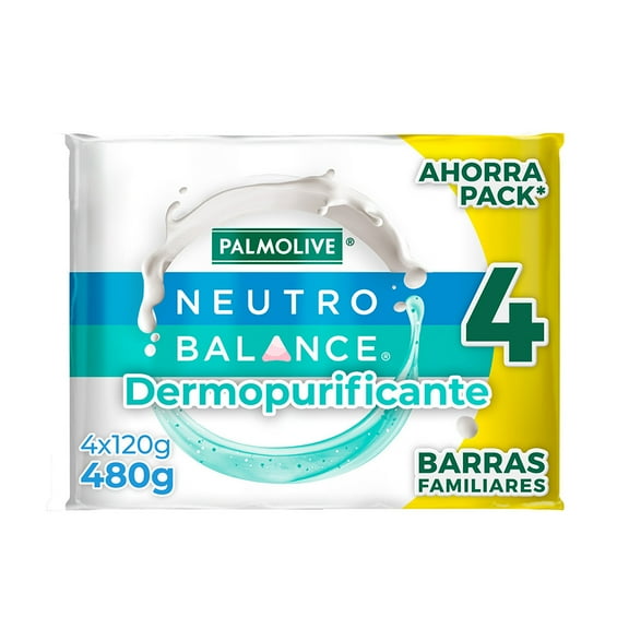 Jabón de Baño en Barra Neutro Balance Dermo Purificante 4 x 120 g