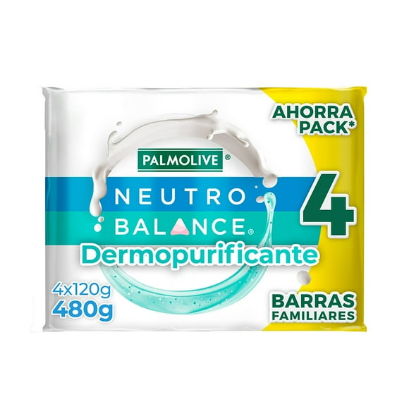 Jabón de Baño en Barra Neutro Balance Dermo Purificante 4 x 120 g