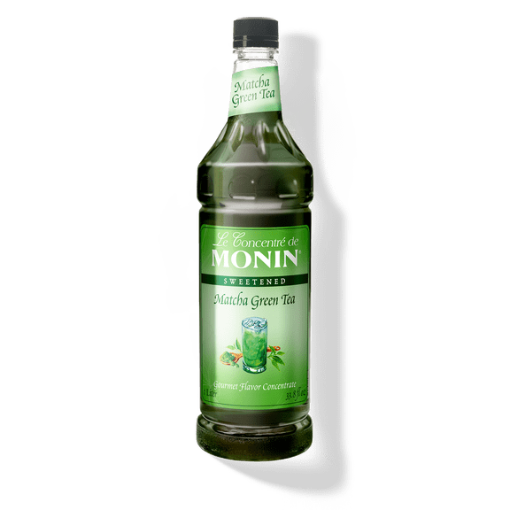 Monin Matcha Green Tea Concentrate 1 Liter Plastic Bottle M-FT366F