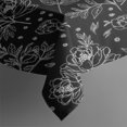 thumbnail image 3 of Pioneer Flower Floral Print Pattern Rectangle Tablecloth 60"x84", Waterproof Polyester Table Cloth, Wipeable Spillproof for Dining Camping Indoor Outdoor, 3 of 5