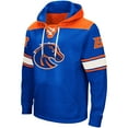 thumbnail image 2 of Men's Colosseum Royal Boise State Broncos 2.0 Lace-Up Pullover Hoodie, 2 of 3