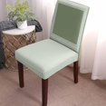 thumbnail image 2 of Vintage Dining Room Chair Covers Set of 4, Sage Green Greece Pattern Farmhouse Stretch Chair Slipcovers Removable Washable Seat Cover Chair Protectors for Kitchen Home, Hotel Banquet, 2 of 6