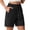 19# Black, variant on Women's 7" Hiking Shorts Stretch Lightweight Quick Dry Athletic Comfy Summer Long Shorts with Zipper Pockets Black XL