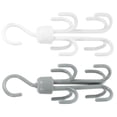 thumbnail image 1 of 2 perchas para cinturón, organizadores de perchas de plástico para colgar cinturones, accesorio para armario, 1 of 6