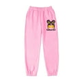thumbnail image 4 of YUEHUA Girls' Sweatpants Super Soft Athletic Performance Pants Wide Leg Drawstring Baggy Pants Athletic Joggers Sweat Trousers, Size 3-4 Years, 4 of 9