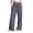 *Dark Gray, variant on Women's High Waisted Drawstring Wide Leg Pants with Pockets，Casual Athletic Long Trousers Black,Womens Plus XXL