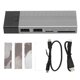 thumbnail image 1 of Carcasa para SSD NVME 4 en 1 USB3.0 M.2 NVME NGFF con suspensión automática de 10 Gbps como máximo Carcasa para SSD NGFF para teléfono, tableta, escritorio, color gris, 1 of 5