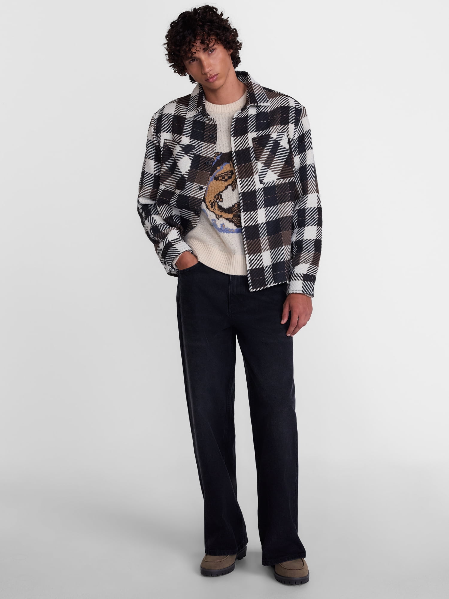 No Boundaries Wide Leg Jeans, 100% Cotton 14 oz Denim, Men's 28x30-42x32