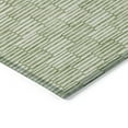 thumbnail image 4 of Addison Rugs Chantille Indoor/Outdoor Transitional Lines Green Washable Rectangle Rug, 8' x 10', 4 of 6