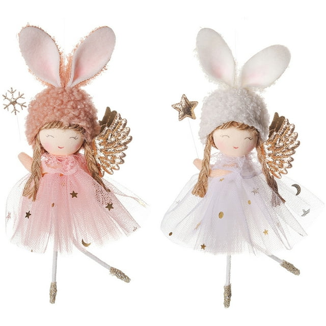 2 piezas de árboles de Navidad adornos colgantes colgantes colgantes decoraciones para el hogar decoración navideña