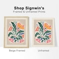 thumbnail image 5 of PixonSign Adhesive Canvas Print Wall Art Set - Botanical Jungle Flower Posters - Set of 3 Multicolor Floral Prints Pastel Boho Illustration Wall Décor for Preppy Room - 12"x16"x3 Unframed, 5 of 5