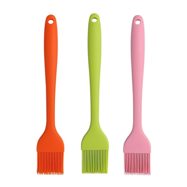 Colección de pinceles de silicona para repostería Artisan, núcleo de acero inoxidable reforzado con silicona de grado alimenticio, aptos para altas temperaturas, resistentes al calor hasta 230 °C,