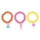 thumbnail image 1 of Pulsera de 3 cuentas con colgante de piruleta y helado para niños, 1 of 8