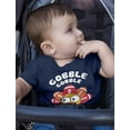 thumbnail image 3 of Tstars Turkey Shirt Toddler Infant Gobble Gobble Thanksgiving Shirts for Boys Girls 18M Navy, 3 of 7