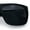 Matte Black - Black, variant on Classic Manly Rectangular Sporty Wrap Biker Style Plastic Sunglasses Matte Black