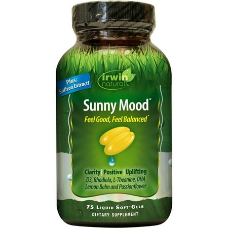 Irwin Naturals Sunny Mood, 75 ct (Best Natural Mood Enhancer)