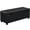 Pu-black, variant on Synthetic Leather Metal Frame Storage Ottoman Bench end of Bed Bench with Legs 43.5”W x 15.7”D x 15.7”H Hold up to 770 LB Large Storage Chest Brown UASND624R