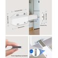 thumbnail image 2 of Push to Open 4 Pieces Push Open Push Door Cupboard Magnet Closure for Cabinet Drawer System Magnetic Latch Lock Push Door Damper for Cupboard Door, 2 of 5
