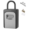 thumbnail image 3 of Serrure à Combinaison Robuste Boîte de Rangement pour Clés Professionnelle Coffre-Fort pour Clés Code Réinitialisable Robuste à 4 Chiffres Boîte de Serrure Portable pour Sécurité Maison Clés, 3 of 11