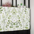 thumbnail image 6 of Spring Botanical Green Valances for Windows Farmhouse Kitchen Curtains Valances Rod Pocket Valance Curtains for Kitchen Windows Summer Leaf Watercolor Window Valances for Bathroom Bedroom 60"x18", 6 of 6