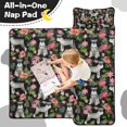 thumbnail image 4 of Schnauzer with Pioneer Flower Toddler Nap Mats for Kids Preschool,Sleeping Mat Bag or Kids,Toddler Sleeping Bag,Toddler Nap Mat or Daycare, 4 of 6