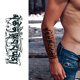 thumbnail image 3 of Tatuajes Coloridos Pegatinas Cuerpo Tatuaje 4 Piezas Letras Brazo, 3 of 9