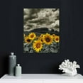 thumbnail image 5 of Nawypu Canvas Wall Art For Living Room Family Wall Decor For Kitchen Black And White Pastoral Scenery Sunflower Flowers Bedroom Wall Painting Home Decoration Bathroom Wall Pictures Artwork, 5 of 5