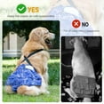 thumbnail image 4 of 3 Pack Avont Washable Female Dog Diaper with Suspender, Reusable Girl Doggie Diapers for Small Medium Large Doggy in Heat Cycle Period Incontinence -L, 4 of 6