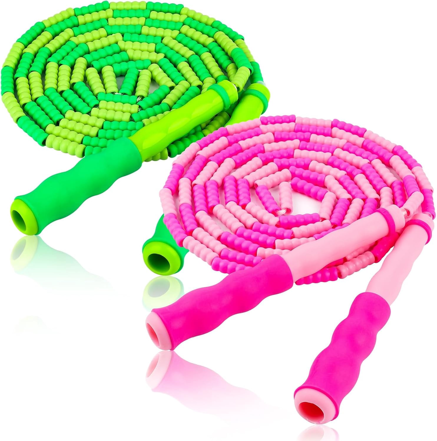 Adjustable Jump Ropes Segmented Soft Beaded Skipping Rope