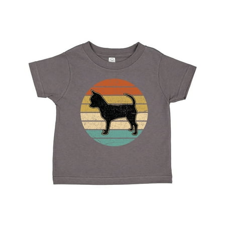 

Inktastic Chihuahua Dog Retro Sunset Gift Toddler Boy or Toddler Girl T-Shirt