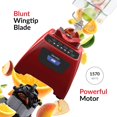 thumbnail image 4 of Licuadora Blendtec Classic 575 WildSide+ 2.6L Rojo Amapola 1560W, 4 of 6