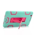 thumbnail image 5 of Mignova Heavy Duty rugged impact Hybrid Case with Build In Kickstand Protective Case For LG G Pad X 8.0 / LG GPad III 3 8.0 Inch Tablet + Screen Protector Film and stylus pen (Blue / Pink), 5 of 7