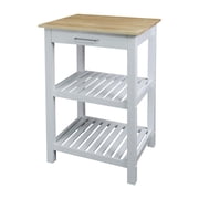 Sunrise Kitchen Island with American Harvest Hardwood Top