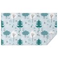 thumbnail image 1 of Meery Christmas Rectangle Tableclothes Christmas Trees Table Cloth 60x102inch Polyester Washable Foldable and Durable Tableclothes for Dining Table Buffet Parties and Camping, 1 of 5