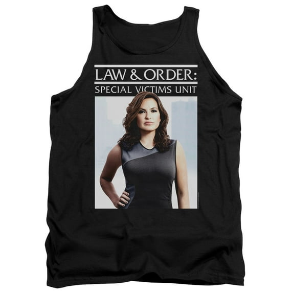 Law And Order Svu Behind Closed Doors Adult Tank Top Black