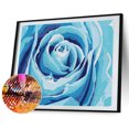 thumbnail image 1 of Cuadros Decorativos Full Crystal Round Drill Diamond Painting 5D Blue Flower Kit Póster (KA284) Likrtyny embutido en tela, 1 of 7